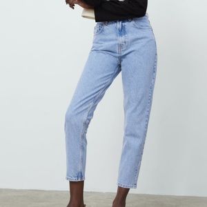 zara mom jeans
